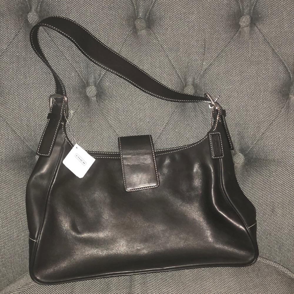 (BRAND NEW) Coach Leather Hobo Shoulder Bag